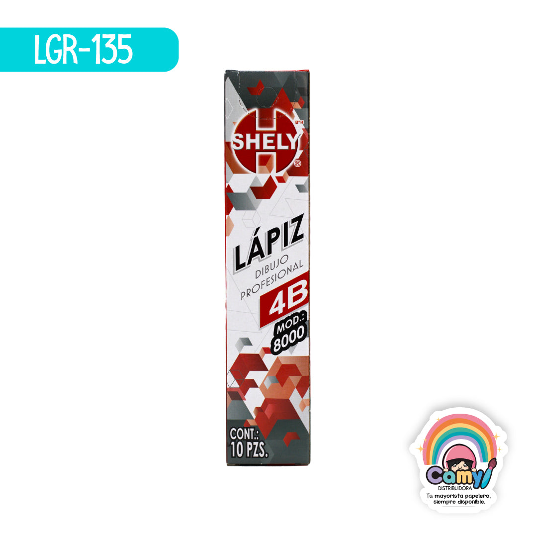 LGR-135 LAPIZ DE DIBUJO SHELY 4B C/10