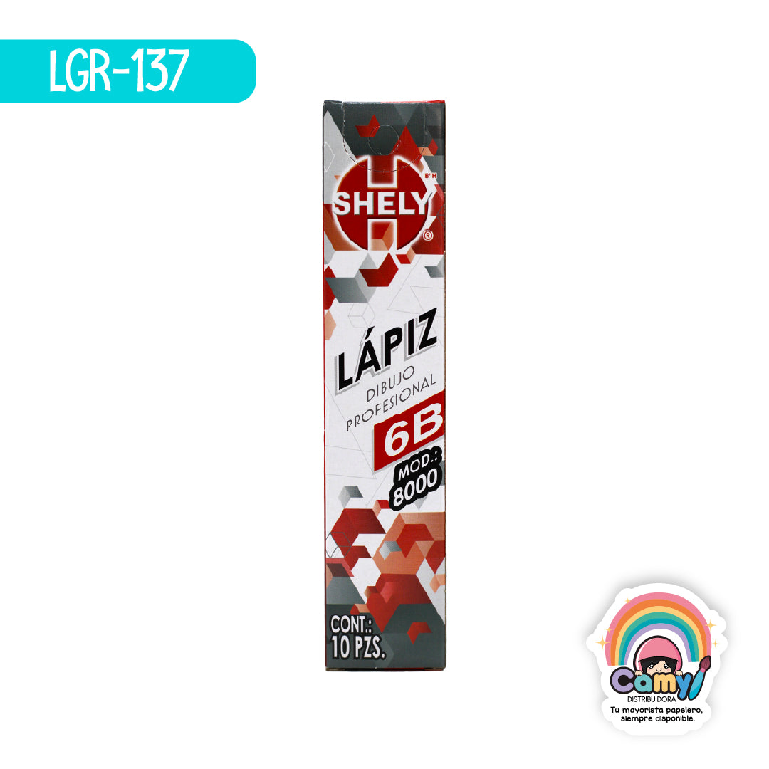 LGR-137 LAPIZ DE DIBUJO SHELY 6B C/10