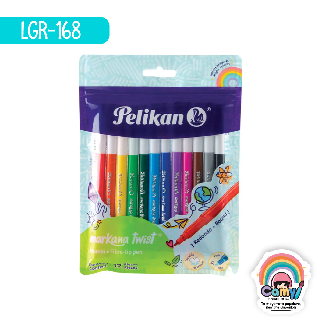 LGR-168 BOLSA MARKANA TWIST  ET C/12 PELIKAN