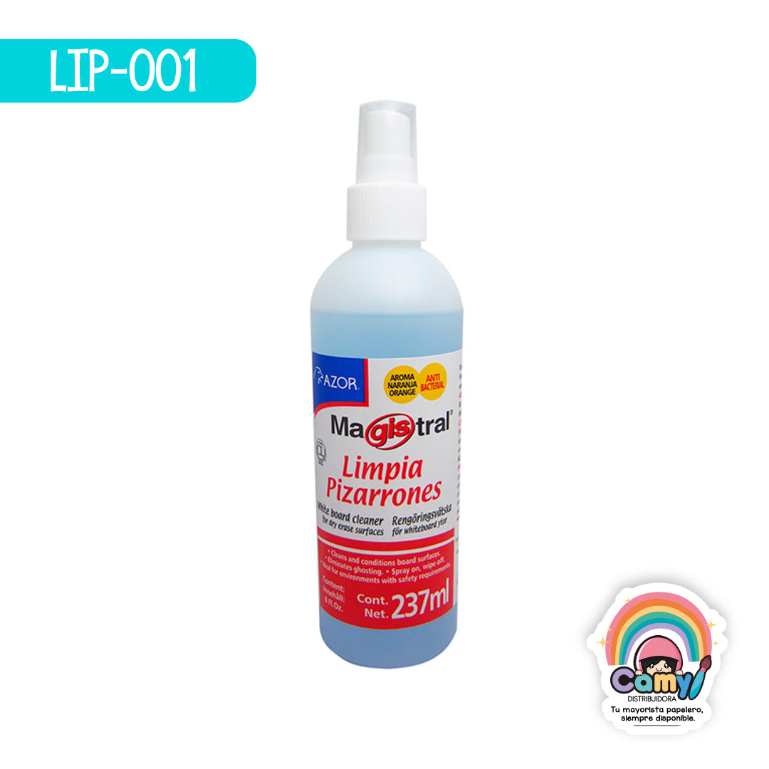 LIP-001 MAGISTRAL LIMPIADOR PARA PIZARRON 237ML AZOR