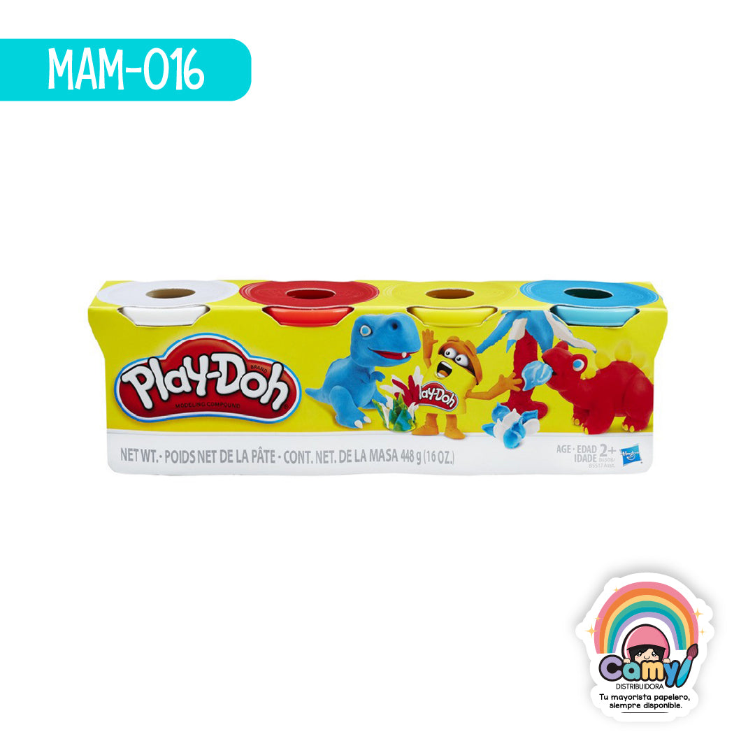 MAM-016 MASA MOLDEABLE PLAY-DOH C/4 PLAY-DOH