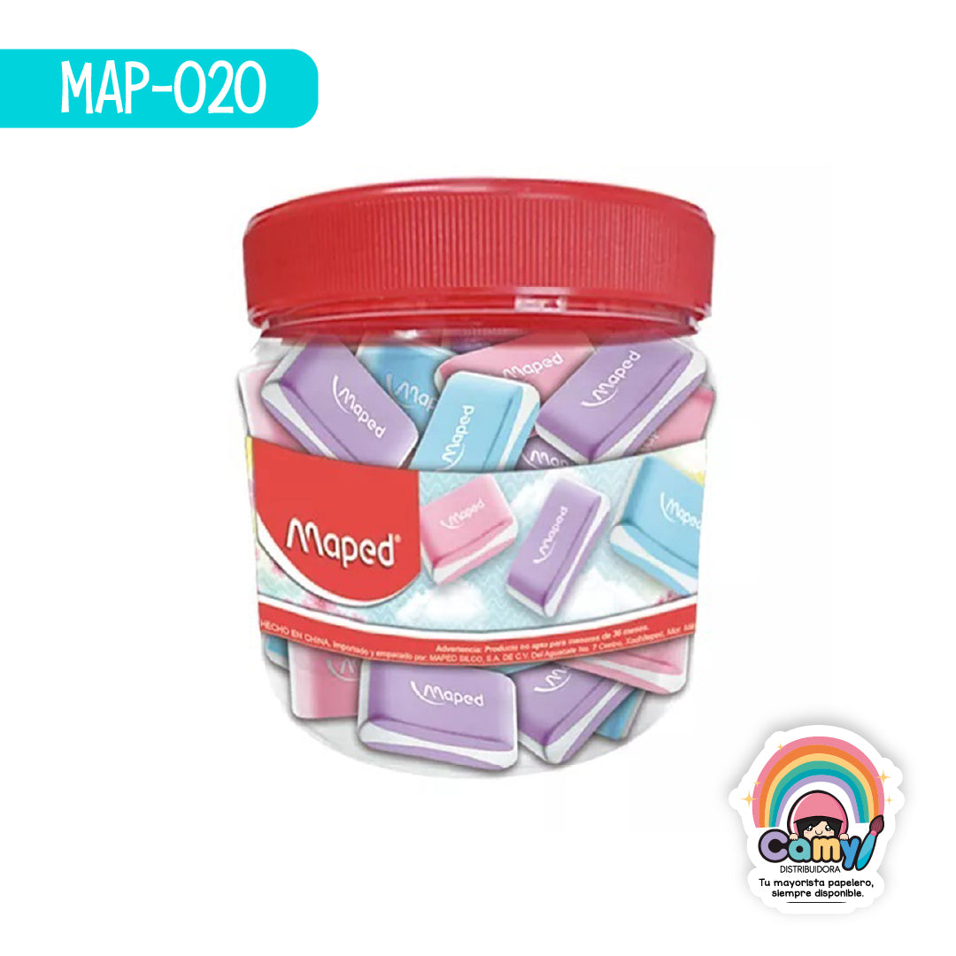 MAP-020 GOMA ESS SOFT COLORS BOTE X20 MAPED