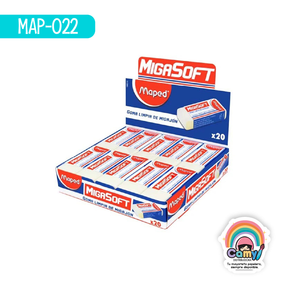 MAP-022 GOMA MIGASOFT CAJA X20 MAPED