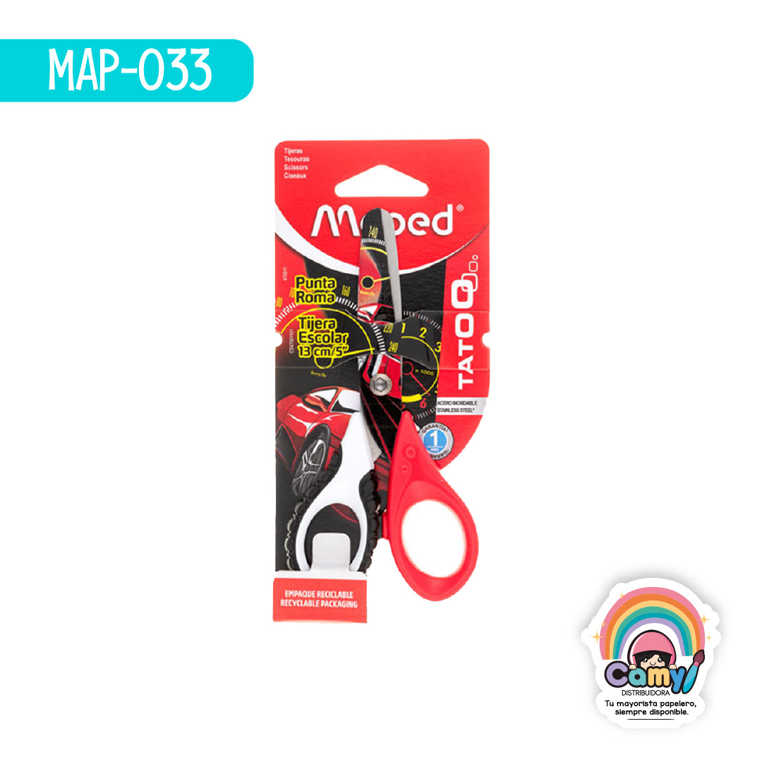 MAP-033 TIJERA ESC TATOO INNOVATION 13CM BLISTER MAPED