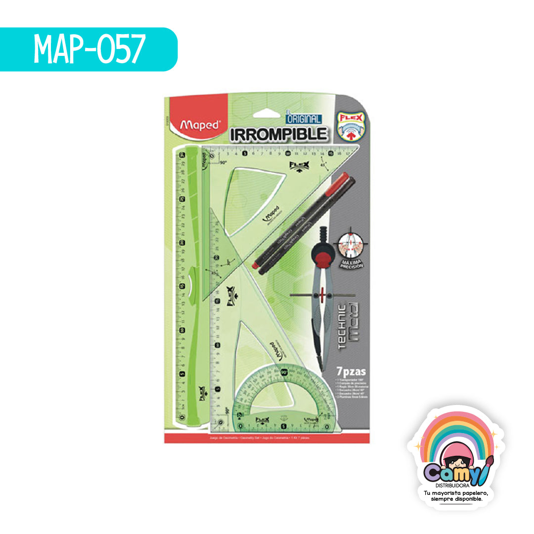 MAP-057 JUEGO GEO IRROMPIBLE PREMIUM X7  BLISTER MAPED