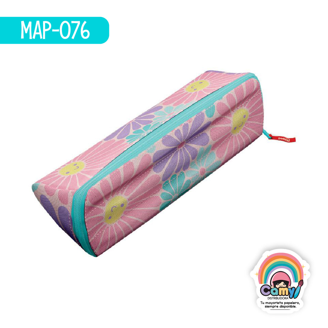 MAP-076 OPEN XXL LAPICERA  FANCY PASTEL DAISY MAPED