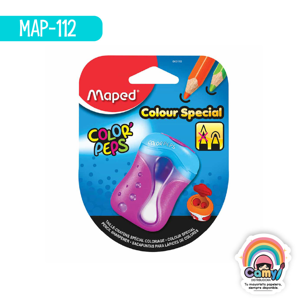MAP-112 SACAPUNTAS MAPED COLOR PEPS 2 ORIF