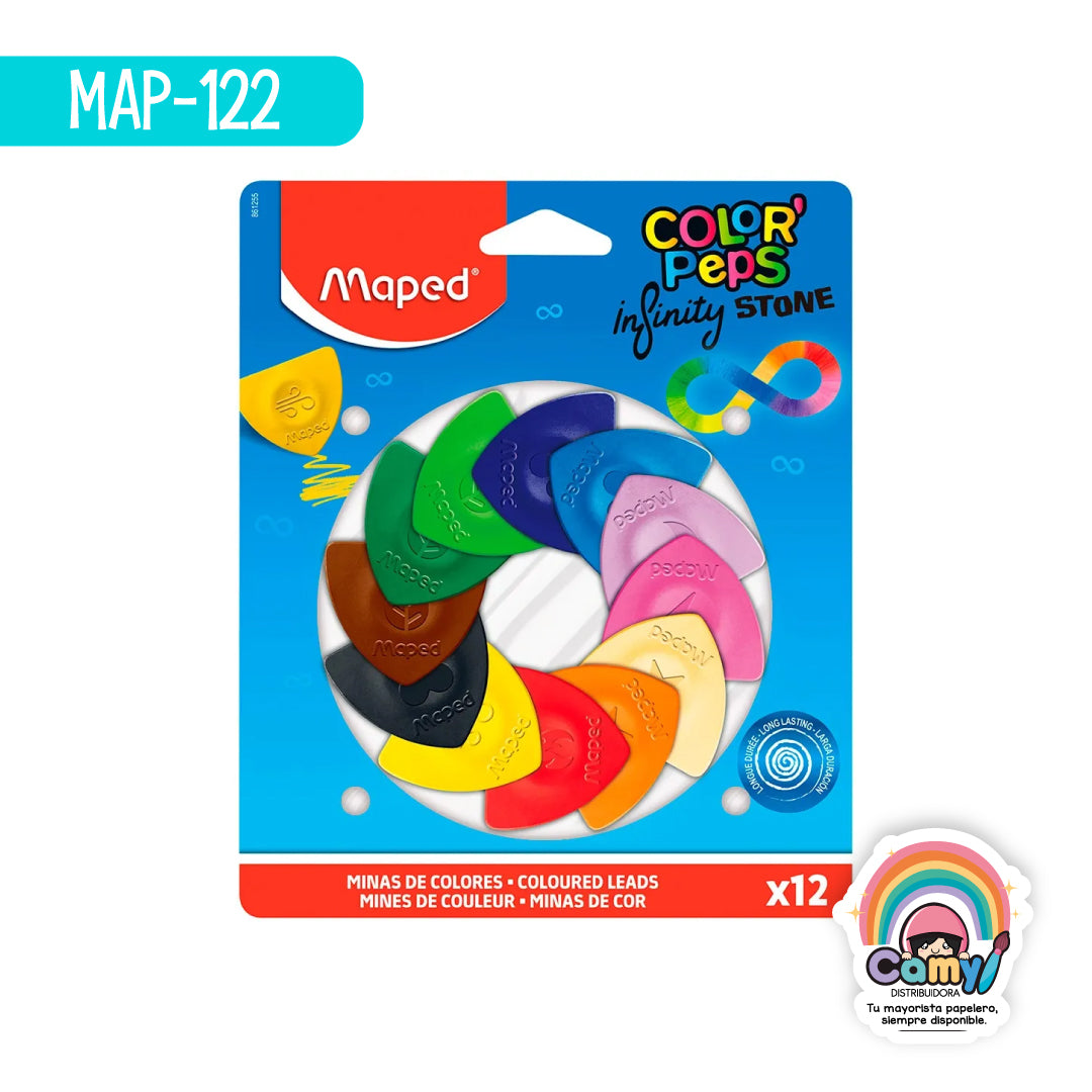 MAP-122 INFINITY MAPED STONE COLOR PEPS X12 BLISTER
