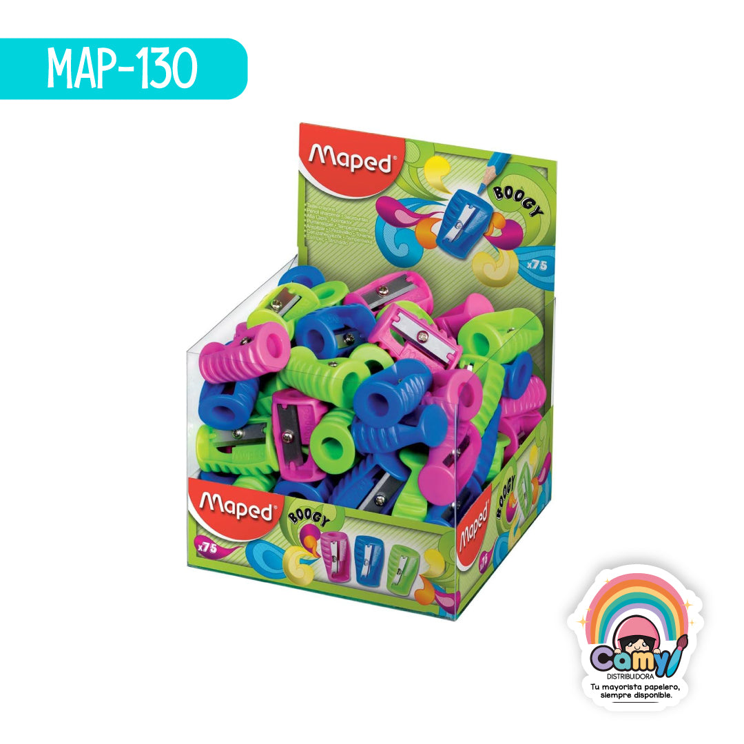 MAP-130 SACAPUNTAS MAPED BOOGY 1ORIFICIO BOTE X75