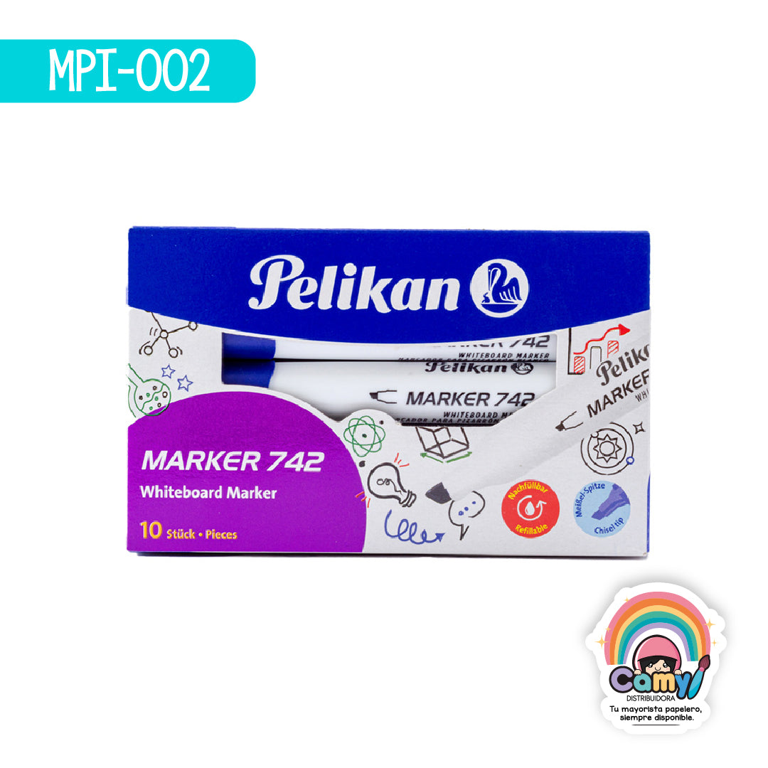 MPI-002 FLASH MARKER 742 C/10 AZ PELIKAN