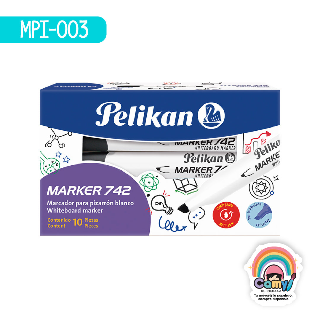 MPI-003 FLASH MARKER 742 C/10 NG PELIKAN