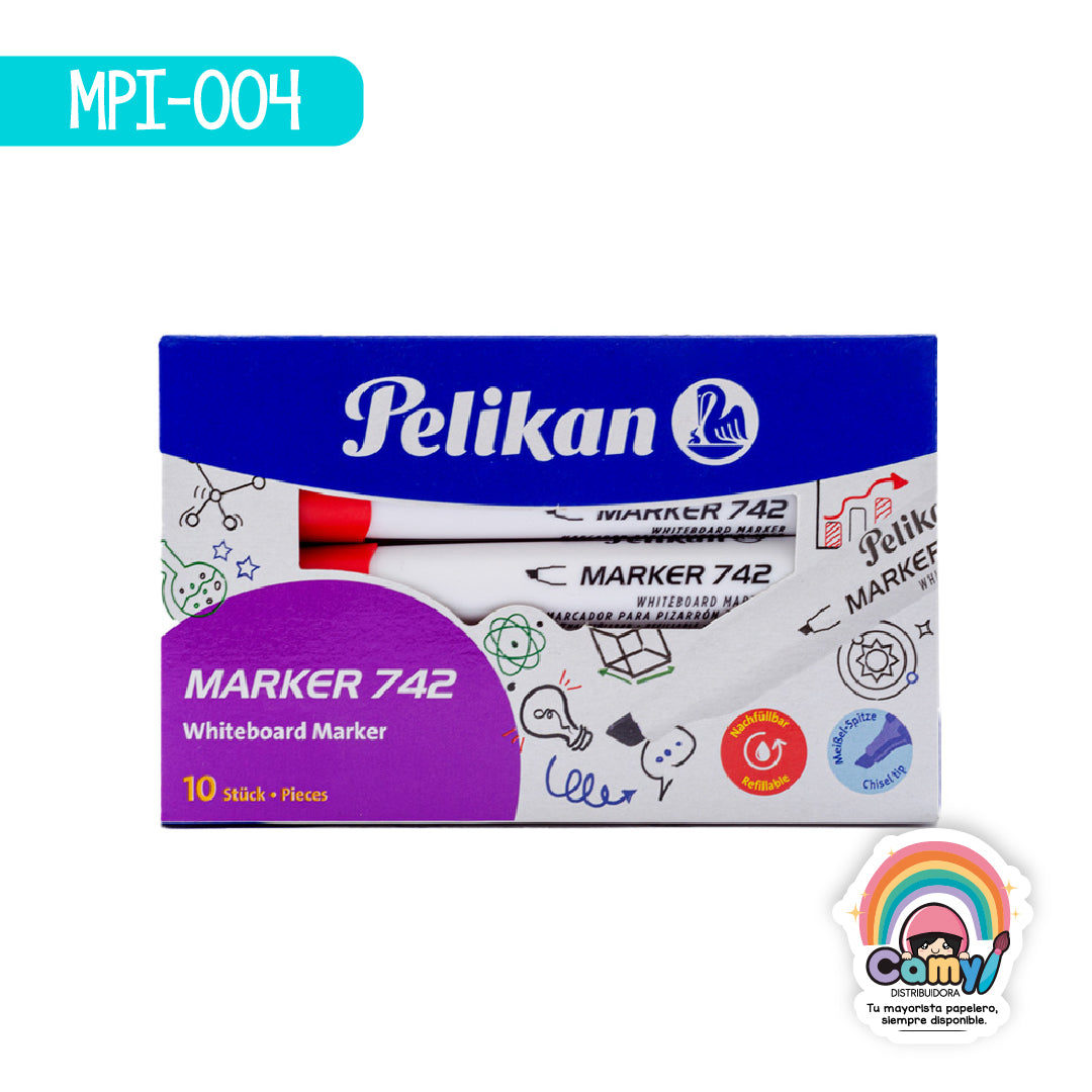 MPI-004 FLASH MARKER 742 C/10 RJ PELIKAN
