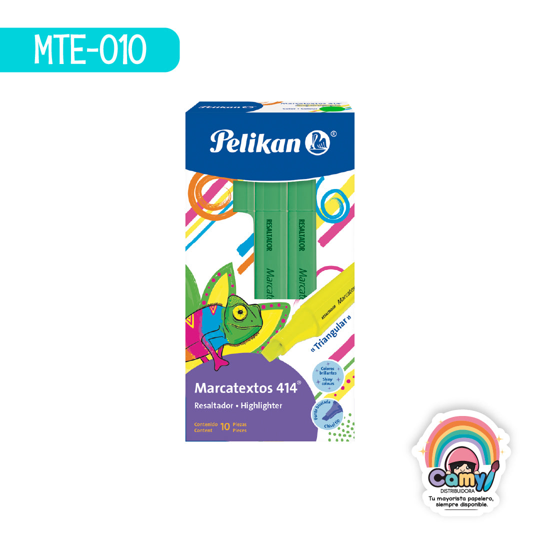 MTE-010 MARCATEXTOS 414 TRIANG VD C/10 PELIKAN