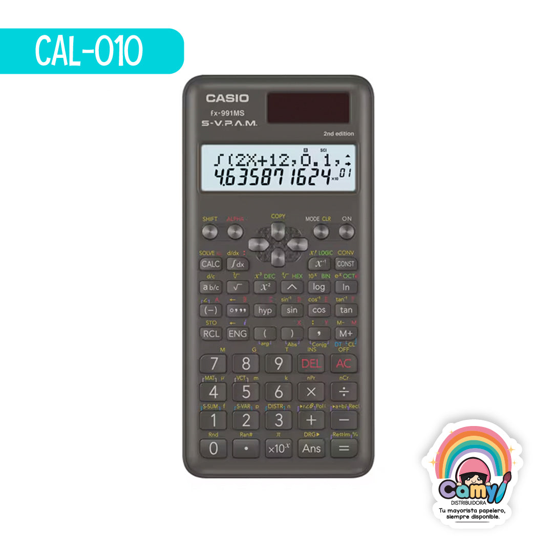 CAL-010 CASIO CALCULADORA CIENTIFICA 401 FUNCION FX-991