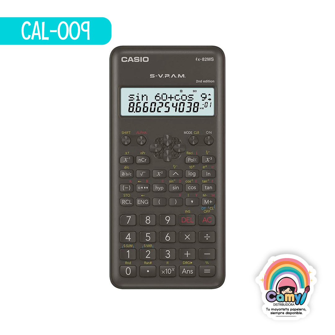CAL-009 CASIO CALCULADORA CIENTIFICA 240 FUNCION NEGRO