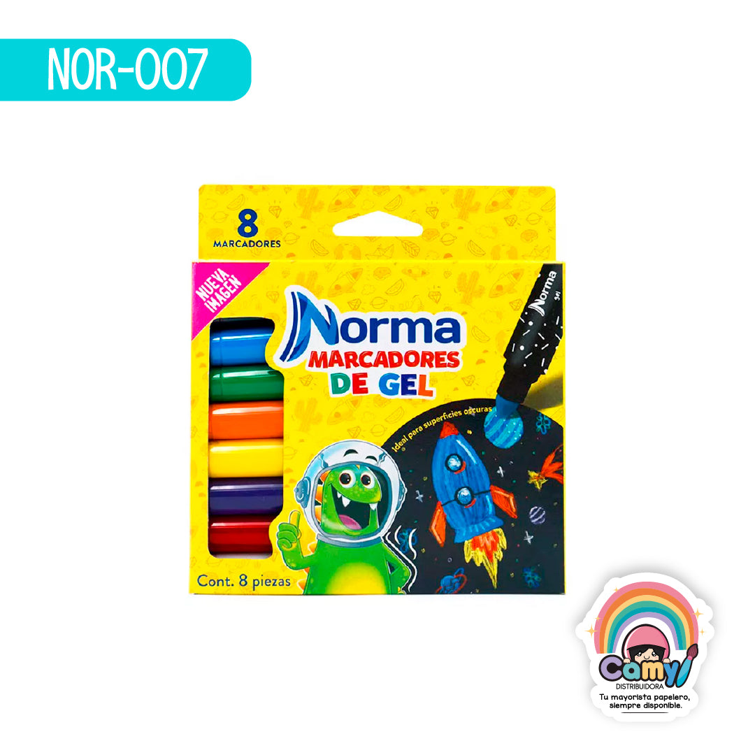 NOR-007 MARCADORES GRAFIGEL X8 NORMA