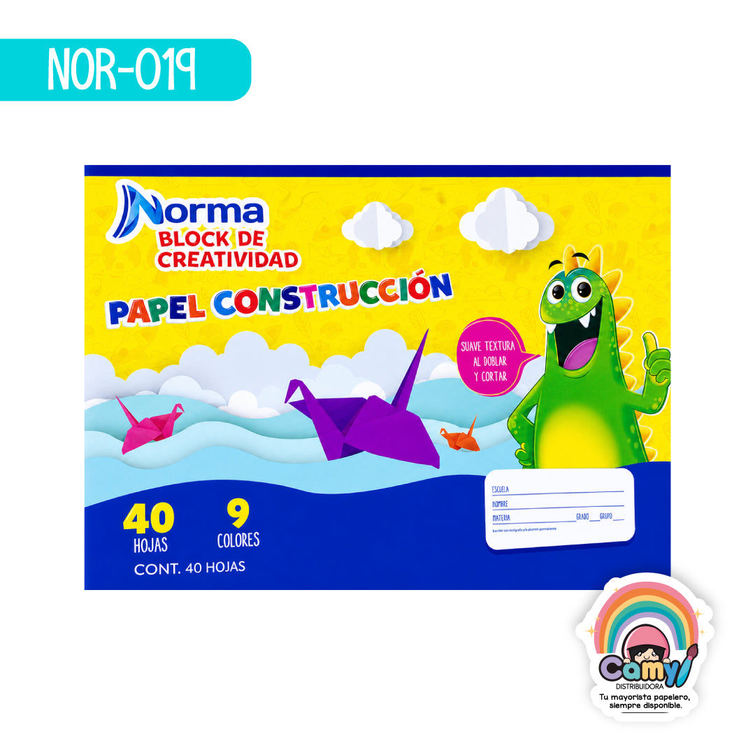 NOR-019 BLOCK PAPEL CONSTRUCCION GD NORMA