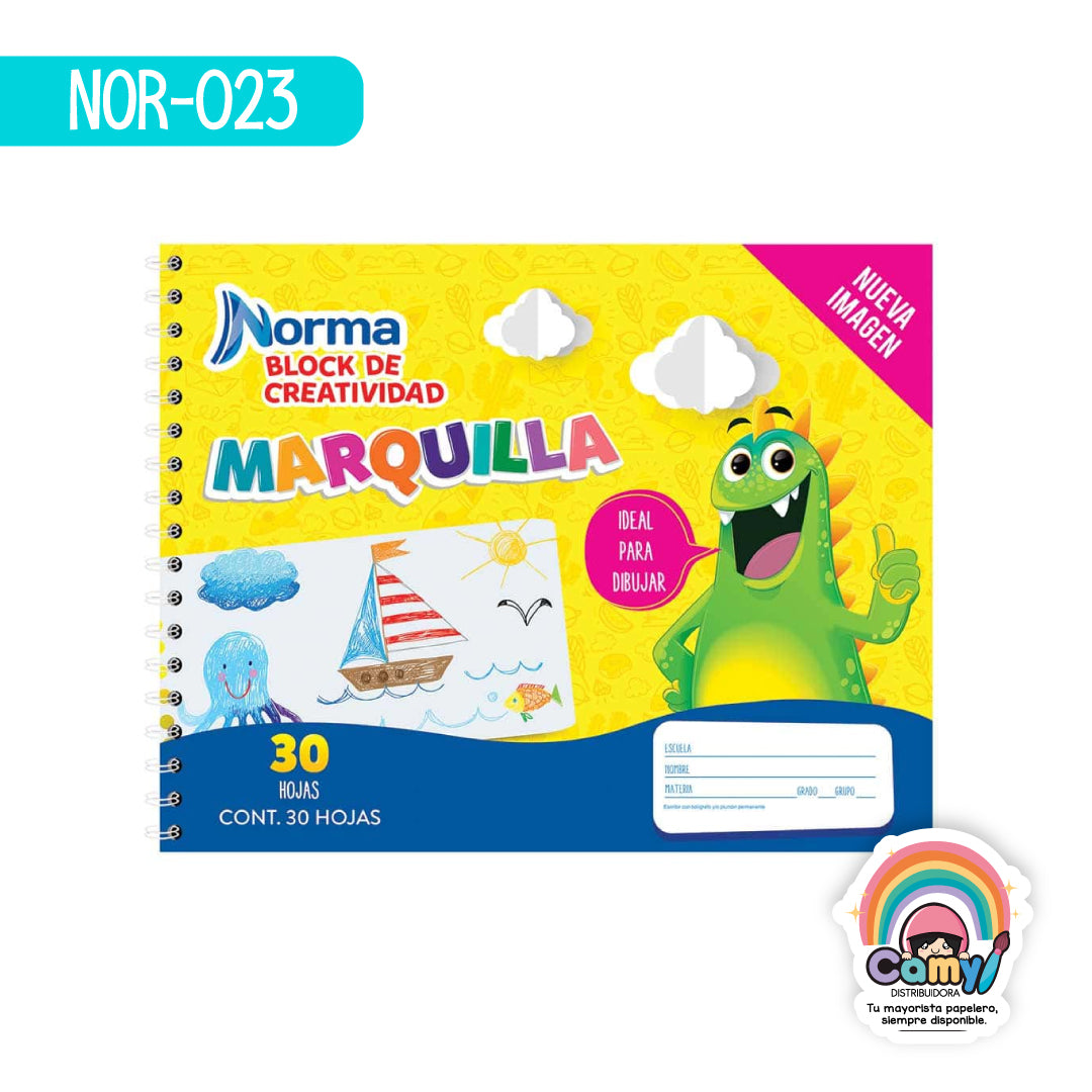 NOR-023 BLOCK MARQUILLA PARA DIBUJO NORMA BL 30H