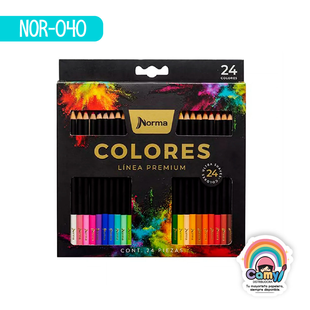 NOR-040 COLORES NORMA PREMIUM X24