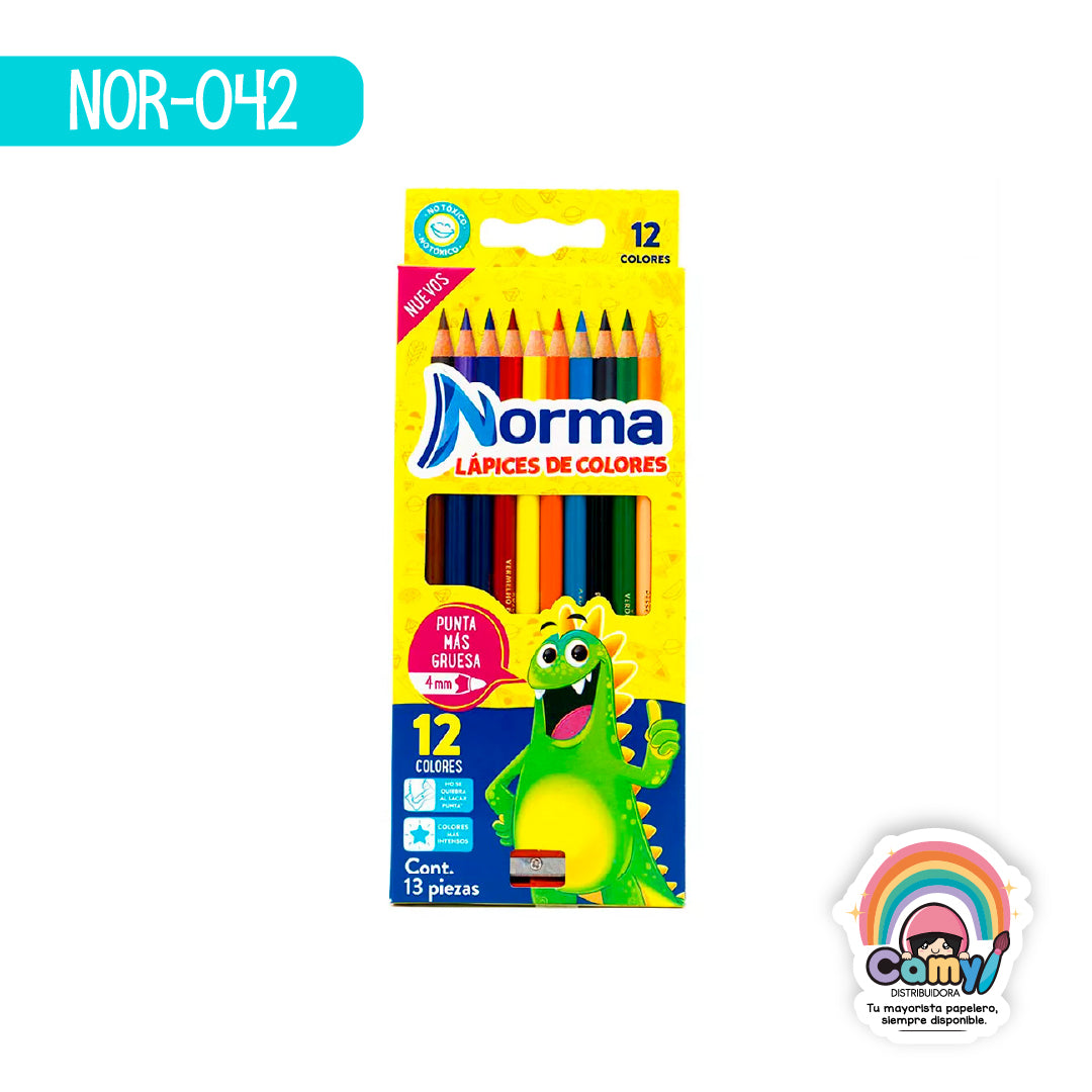 NOR-042 COLORES NORMA X 12 SM
