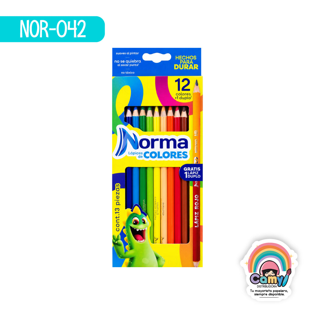 NOR-042 COLORES NORMA X 12 SM