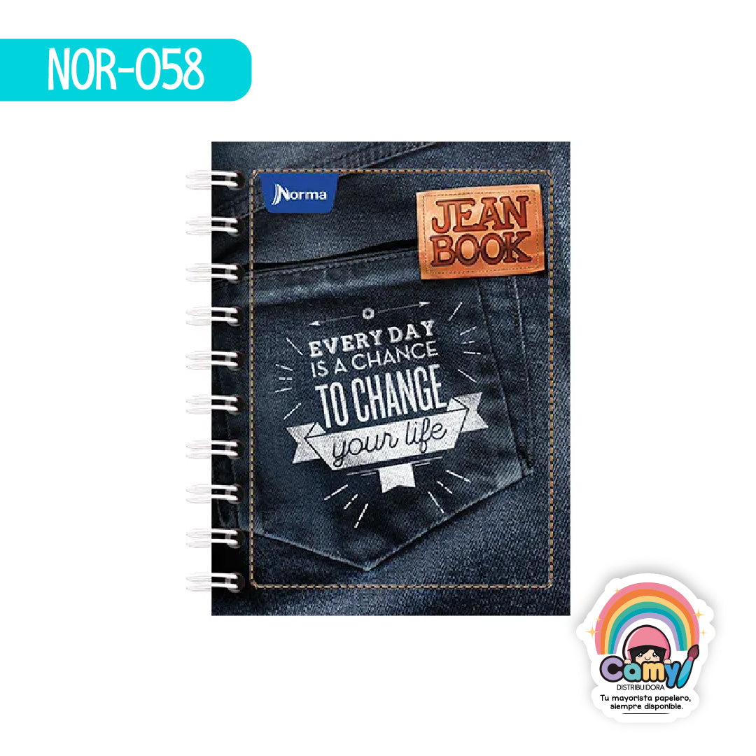 NOR-058 CUAD DO MINI JEAN BOOK RY 80H