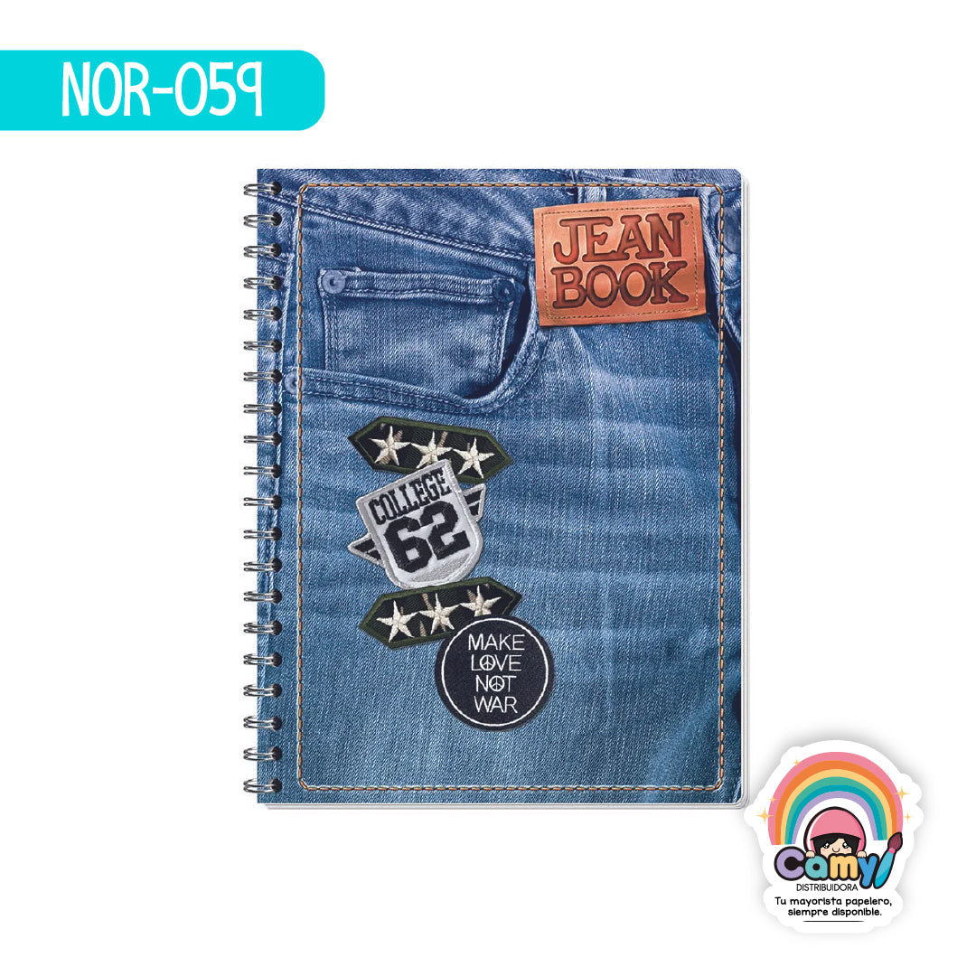 NOR-059 CUAD DO PROF JEAN BOOK REV RY 100H