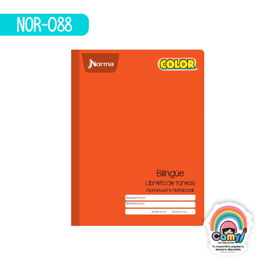 NOR-088 CUAD COS COLL LIB TAREAS NORMA COLOR 360 GRAD 48H