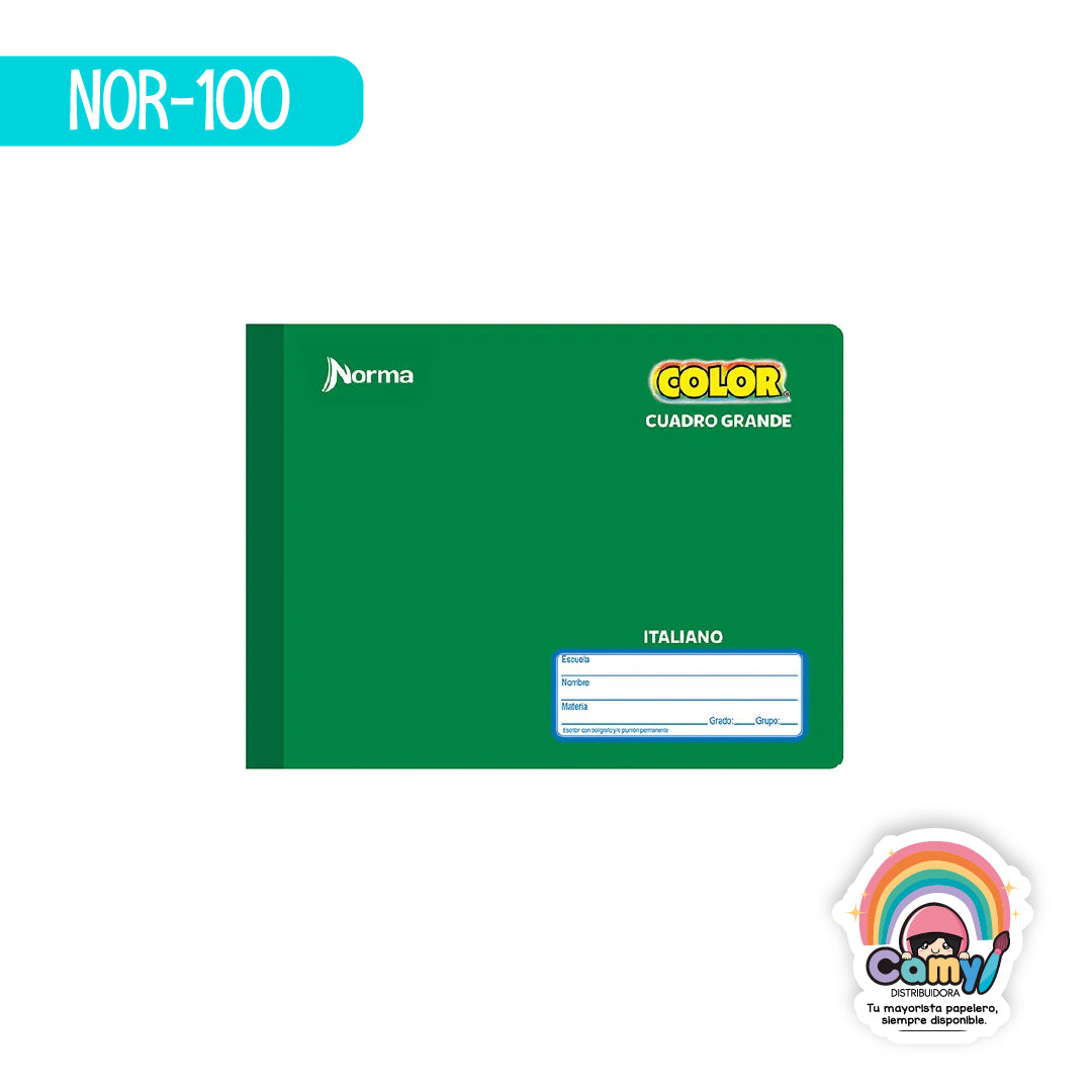 NOR-100 CUAD COS ITAL NORMA COLOR 360 C7 100H