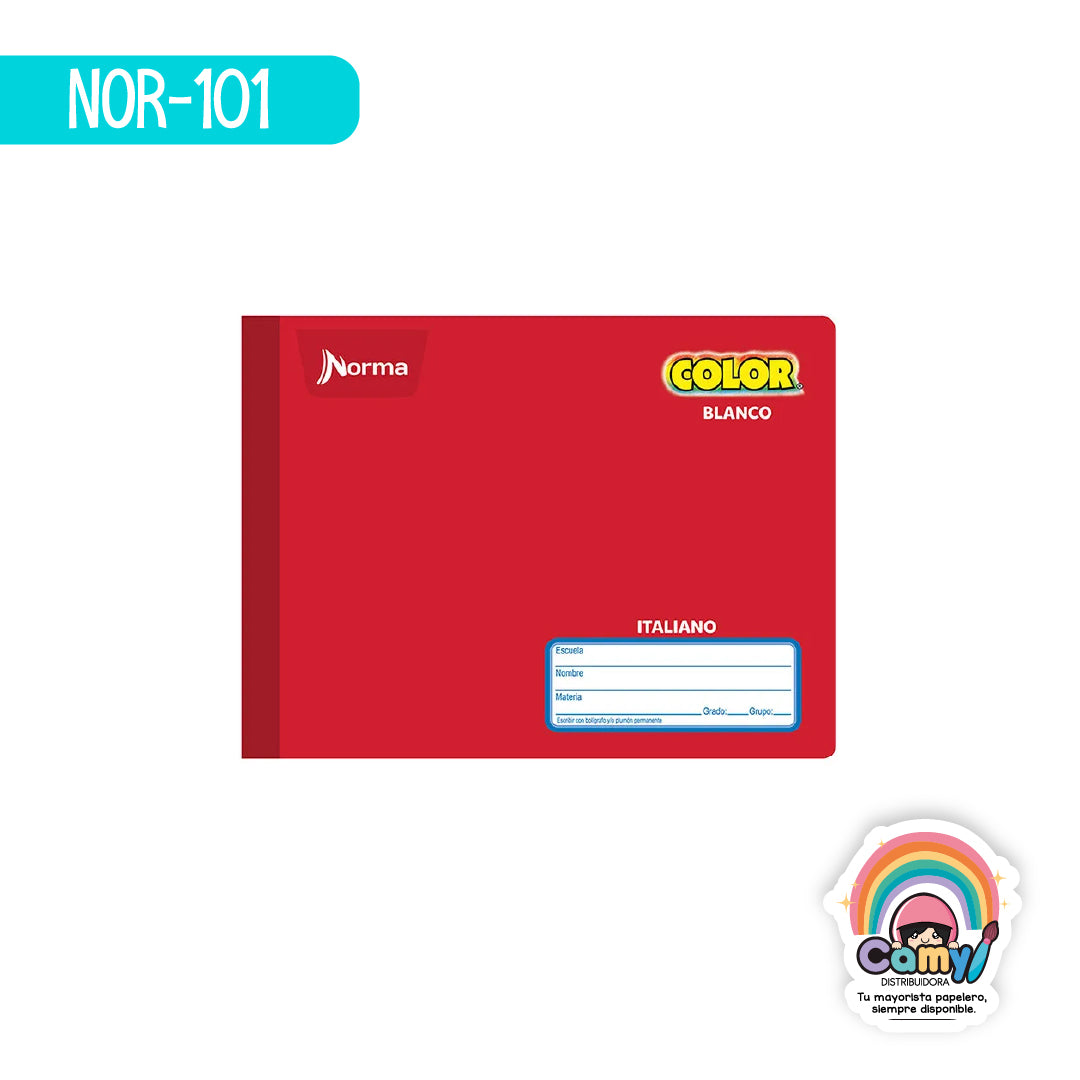 NOR-101 CUAD COS ITAL NORMA COLOR 360 BL 100H