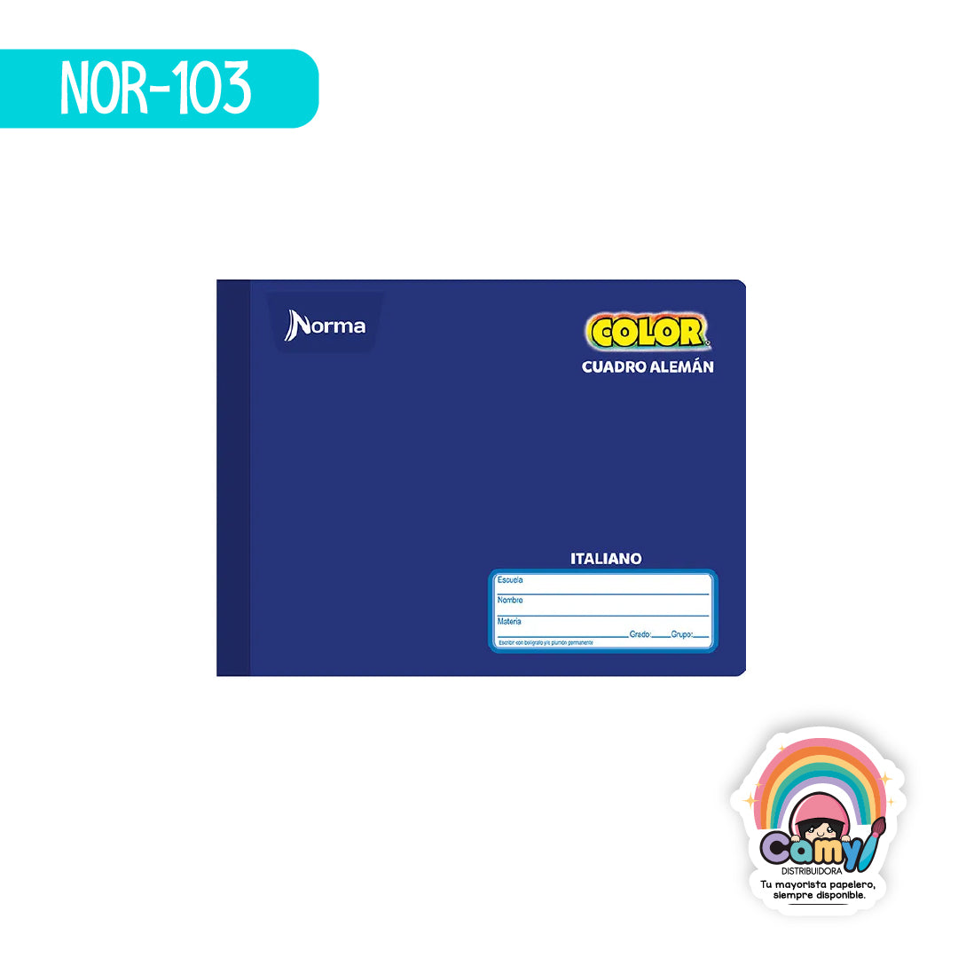 NOR-103 CUAD COS ITAL NORMA COLOR 360 C14 100H