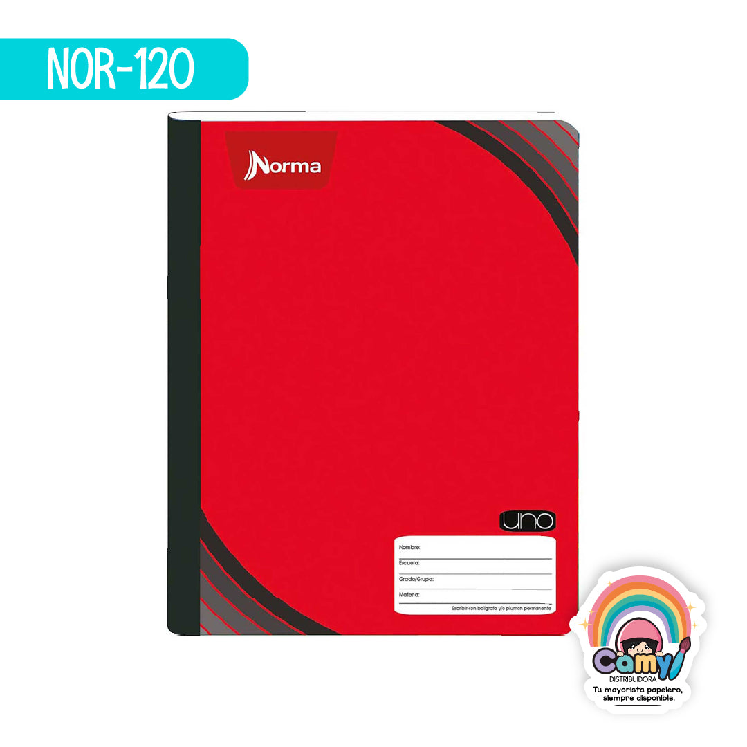 NOR-120 CUAD COS PROF UNO RY 100H NORMA