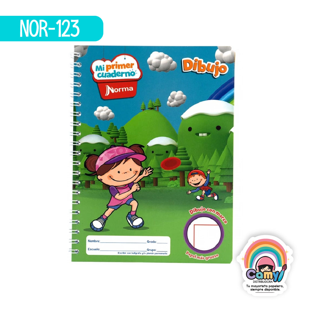 NOR-123 CUAD DO PROF MI PRIMER CUADERNO DIBUJO 70H NORMA