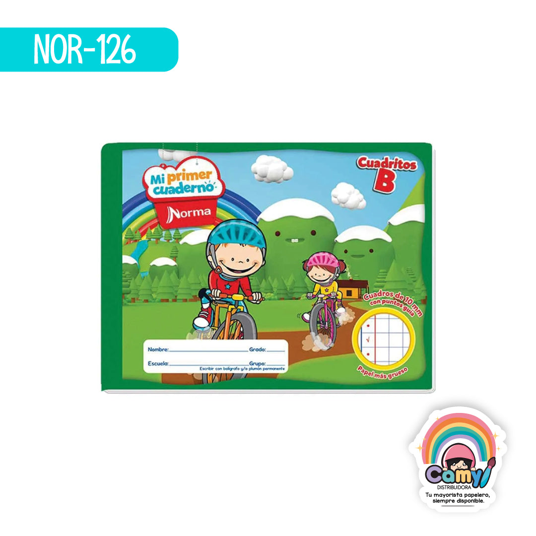 NOR-126 CUAD COS GDE MI PRIMER CUAD CUADRITOS B C10 72H NORMA