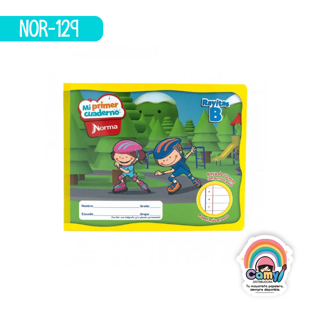 NOR-129 CUAD COS GDE MI PRIMER CUADERNO RAYITAS  72H NORMA