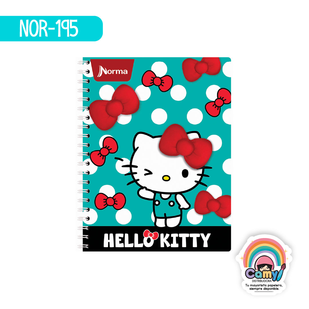 NOR-195 CUAD DO AMER HELLO KITTY RY 100H NORMA