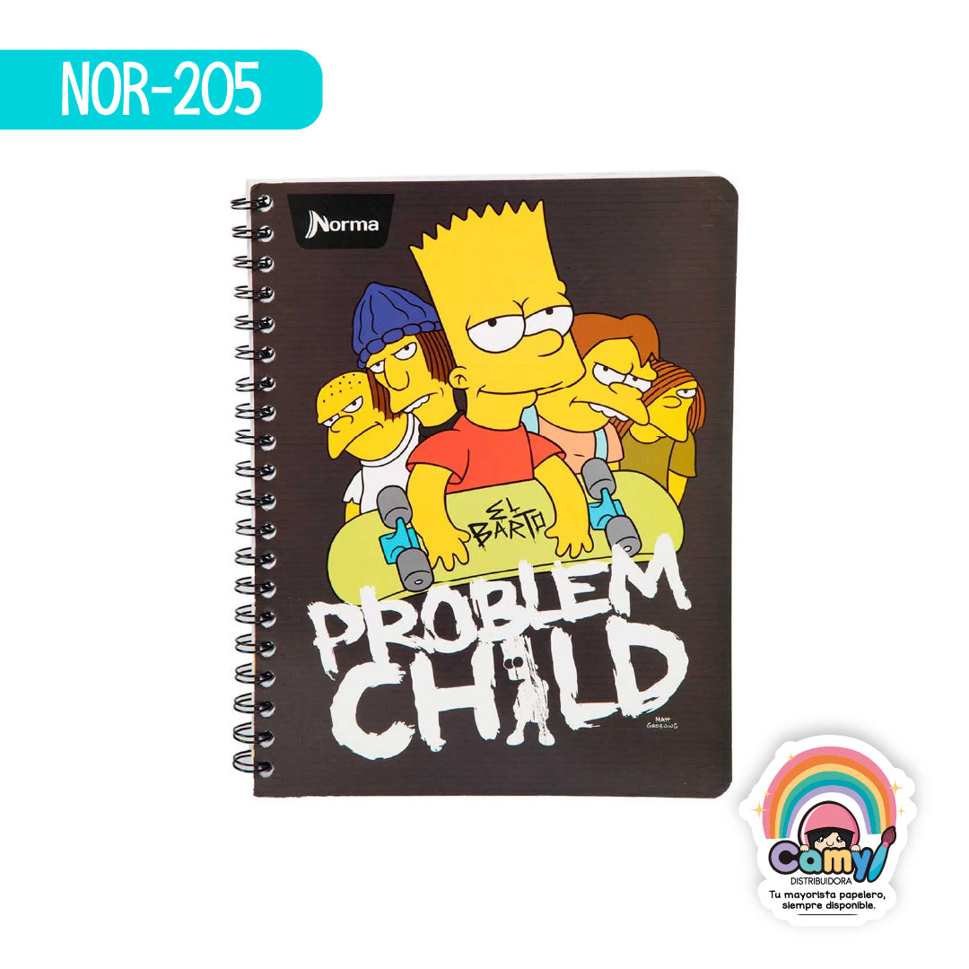 NOR-205 CUAD DO AMER SIMPSONS C7 100H NORMA