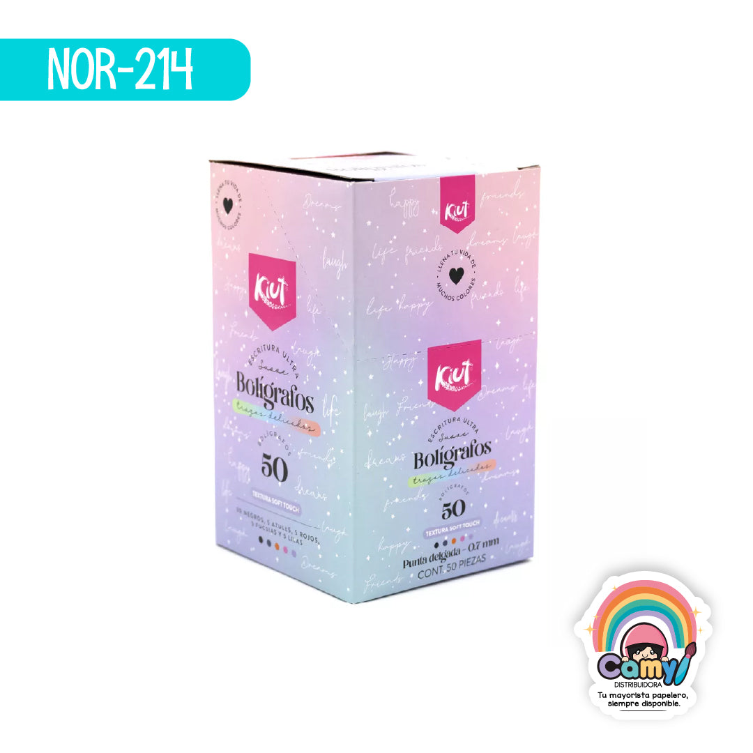 NOR-214 BOLIGRAFO KIUT CAJA X 50 UND