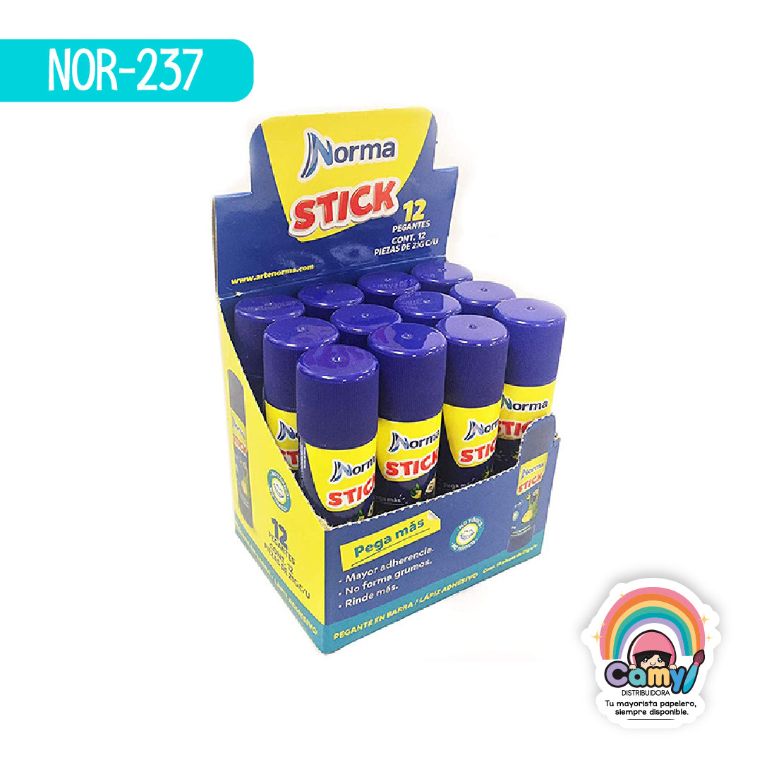 NOR-237 LPZ ADHESIVO NORMA STICK 21 GR C/12
