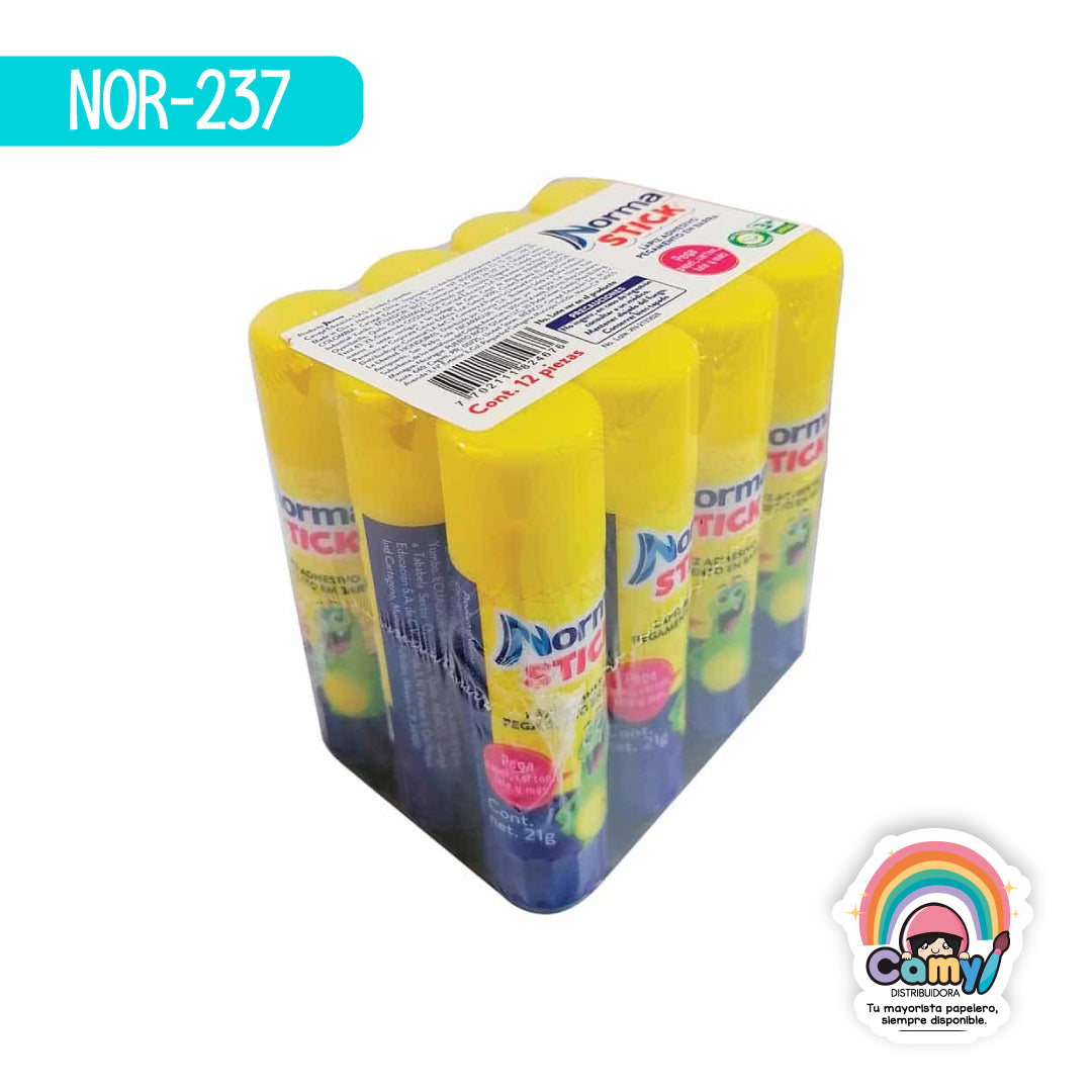 NOR-237 LPZ ADHESIVO NORMA STICK 21 GR C/12