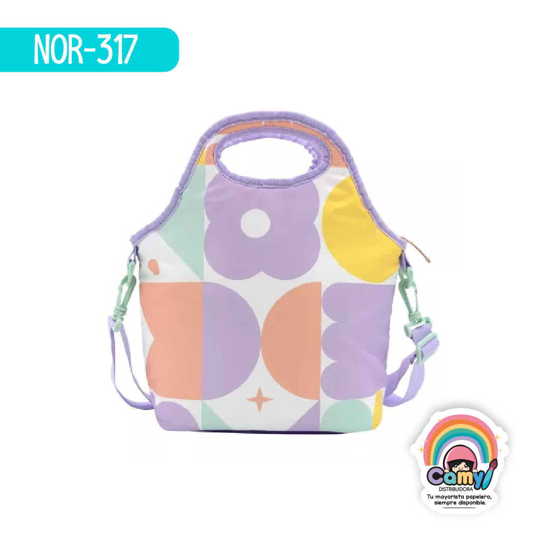 NOR-317 LONCHERA FASHION KIUT GEOMETRIC