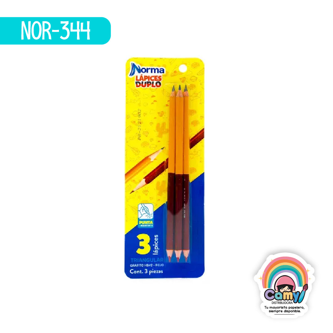 NOR-344 LPZ CHECADOR DUPLO NORMA BLISTER C/3