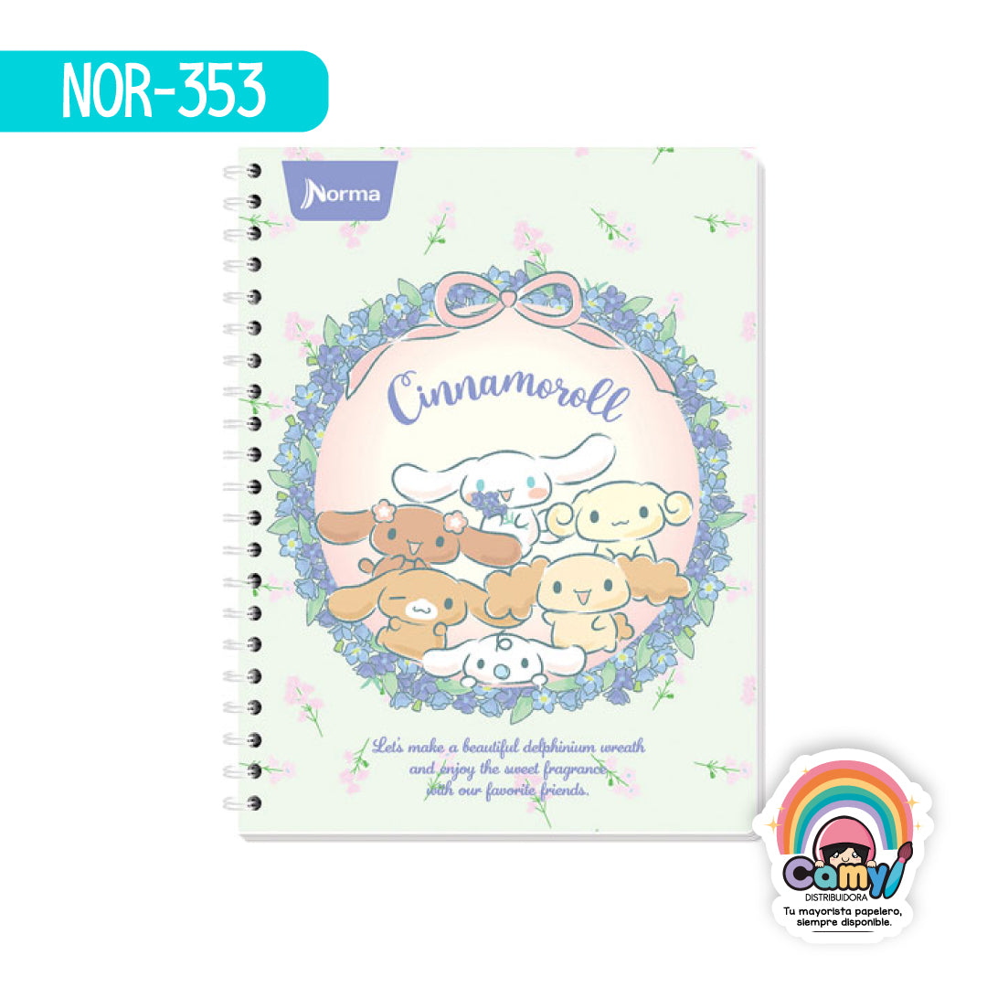 NOR-353 CUAD DO AMER CINNAMOROLL C5 100H NORMA