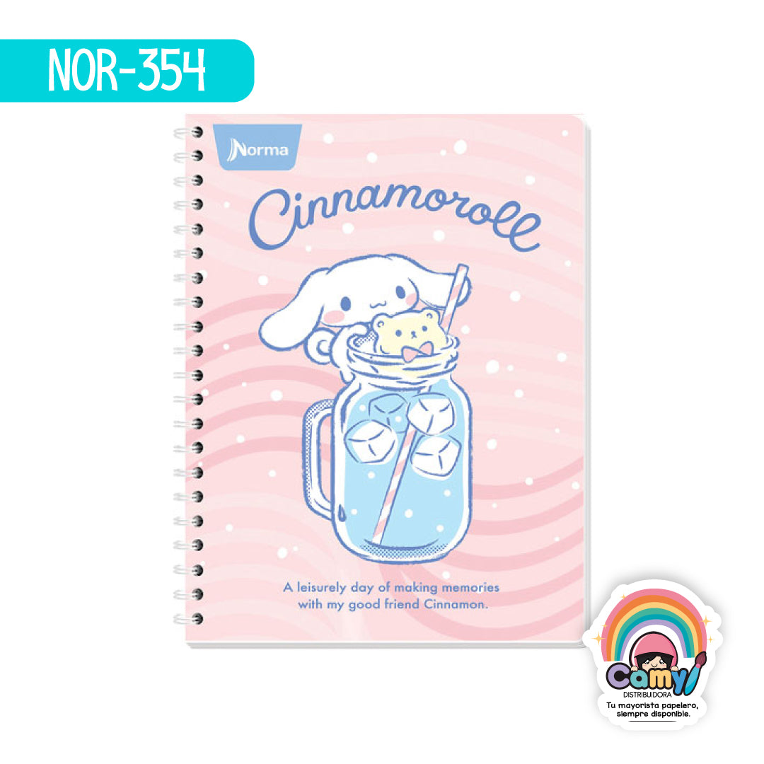 NOR-354 CUAD DO AMER CINNAMOROLL RY 100H NORMA