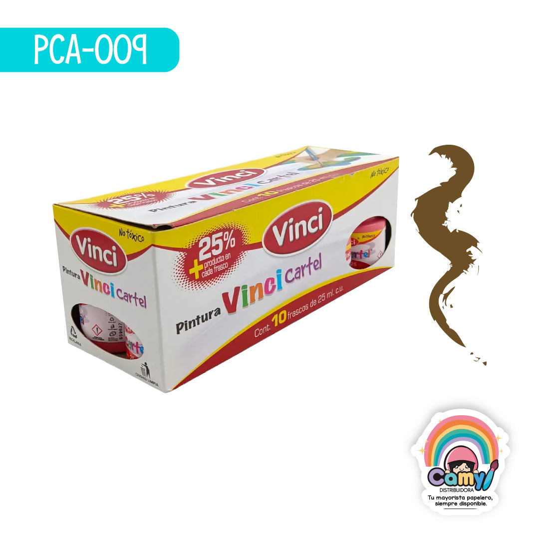 PCA-009 PINTURA CARTEL  CAFÉ – 57A FRASCO C/25ml. DIXON