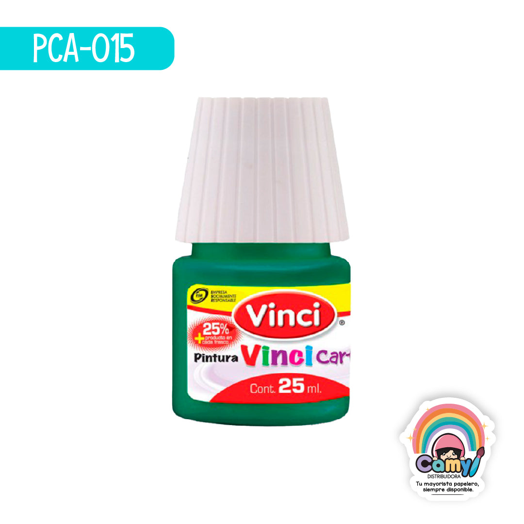 PCA-015 PINTURA CARTEL  VERDE ESMERALDA – 63 FRASCO C/25ml. DIXON