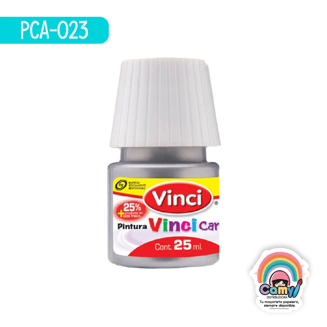 PCA-023 PINTURA CARTEL  PLATA – 70 FRASCO C/25ml. DIXON