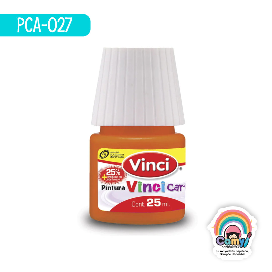 PCA-027 PINTURA CARTEL AMARILLO OBSCURO – 52 FRASCO C/25ml. DIXON