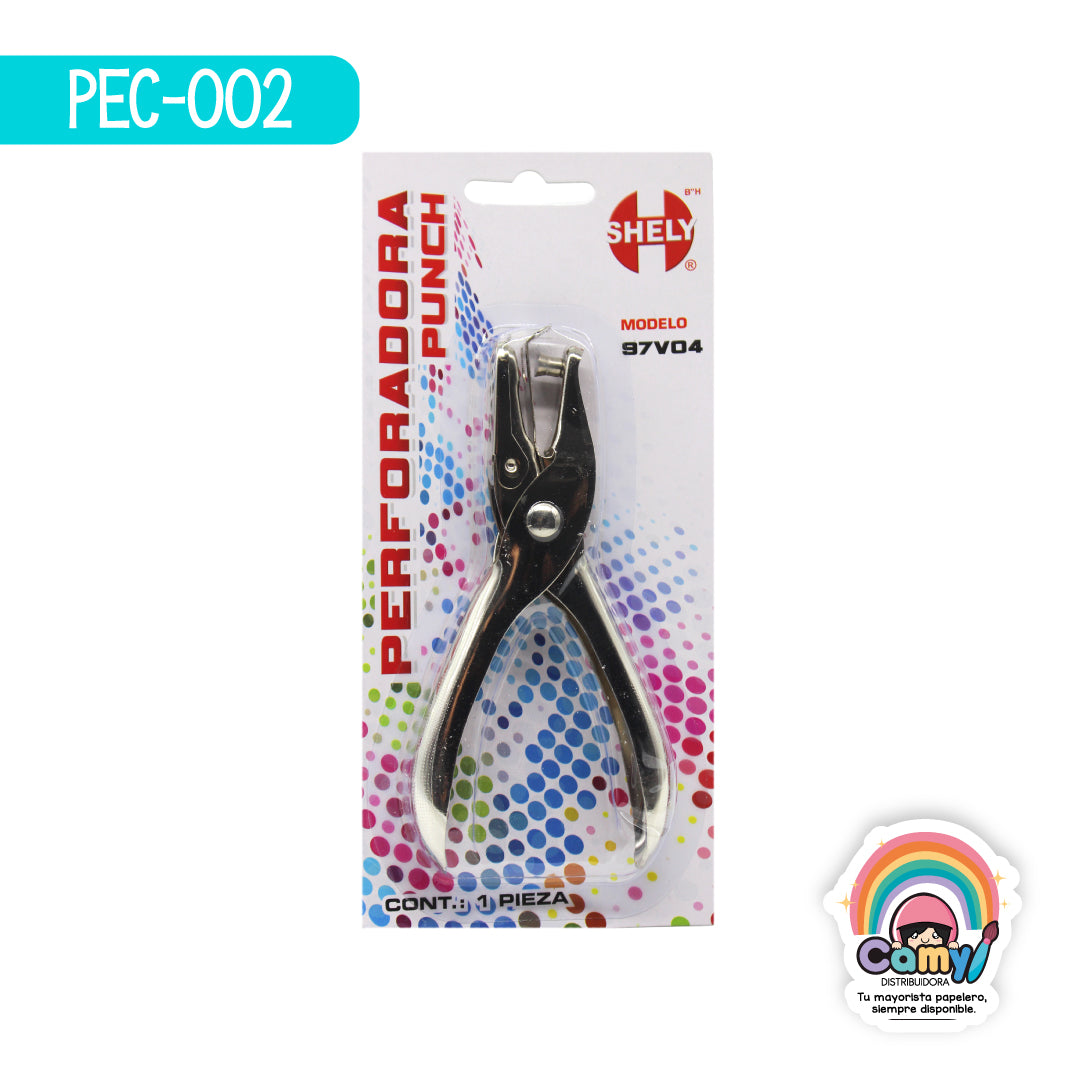 PEC-002 PERFORADORA SHELY DE 1 ORIFICIO TJ C/1 MOD.97V04