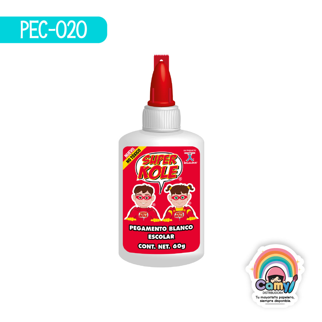 PEC-020 RESISTOL BLANCO SUPER KOLE 60GR KOLA LOKA